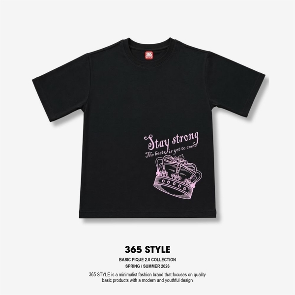 Áo thun nữ cotton S002BK 365Style SWTS26S002BK
