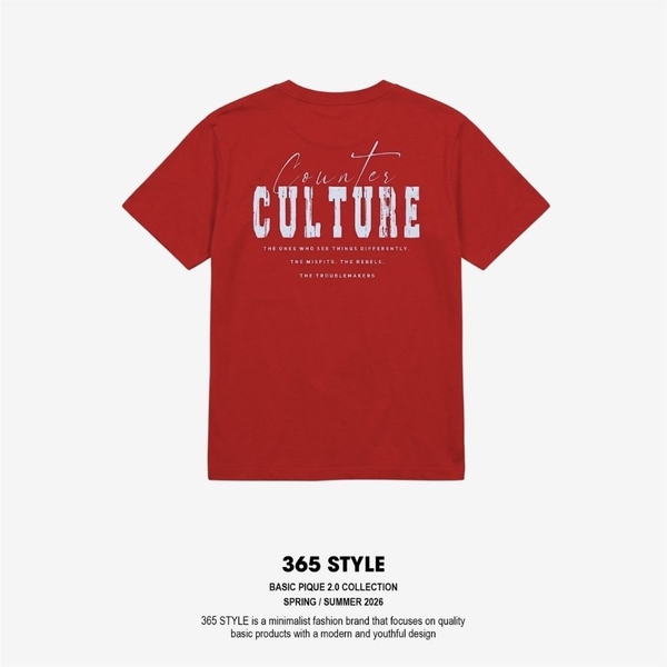 Áo thun nam cotton S002 365Style SMTS26S002
