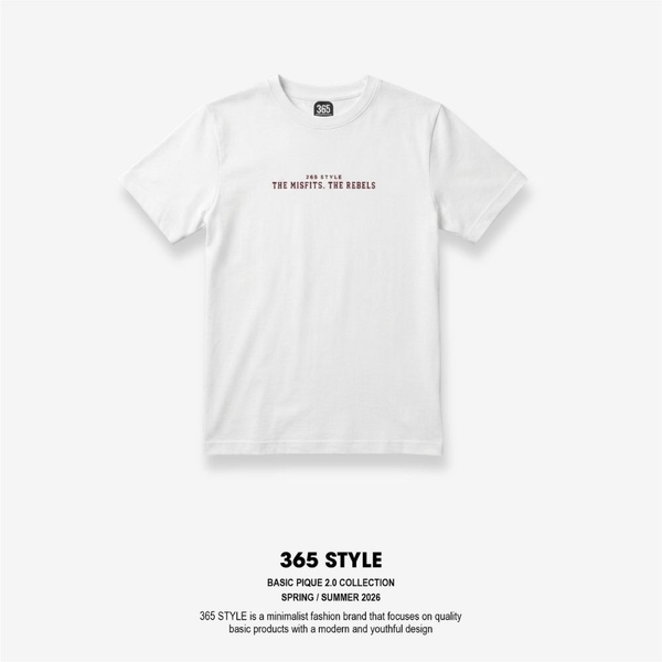 Áo thun nam cotton S002 365Style SMTS26S002