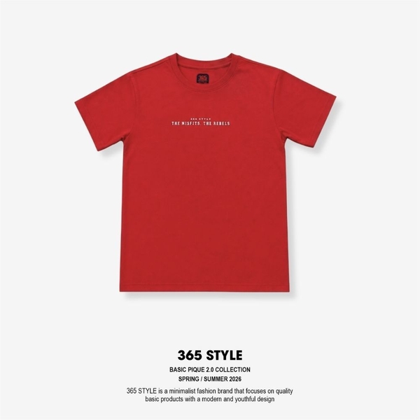 Áo thun nam cotton S002 365Style SMTS26S002