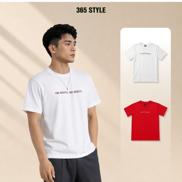 Áo thun nam cotton S002 365Style SMTS26S002