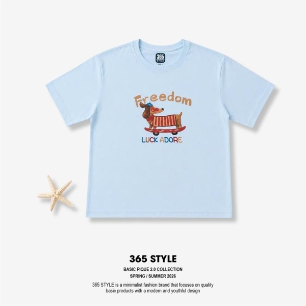 Áo thun nữ cotton S004 365Style SWTS26S004