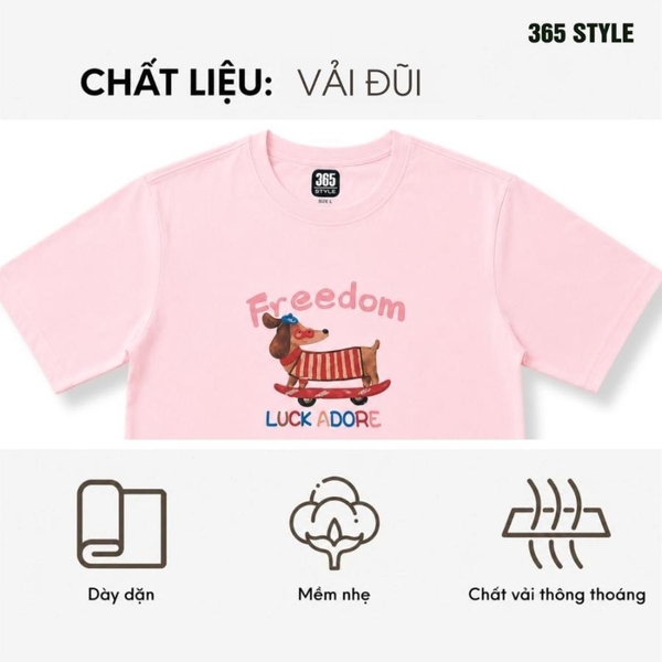 Áo thun nữ cotton S004 365Style SWTS26S004