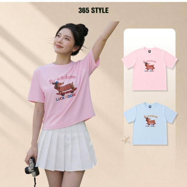 Áo thun nữ cotton S004 365Style SWTS26S004