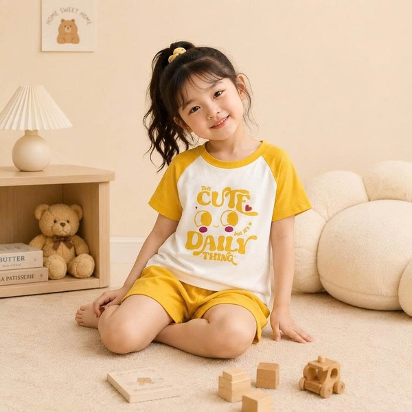 Bộ thun bé gái QNNT S002 365STYLE - SGSE26S002