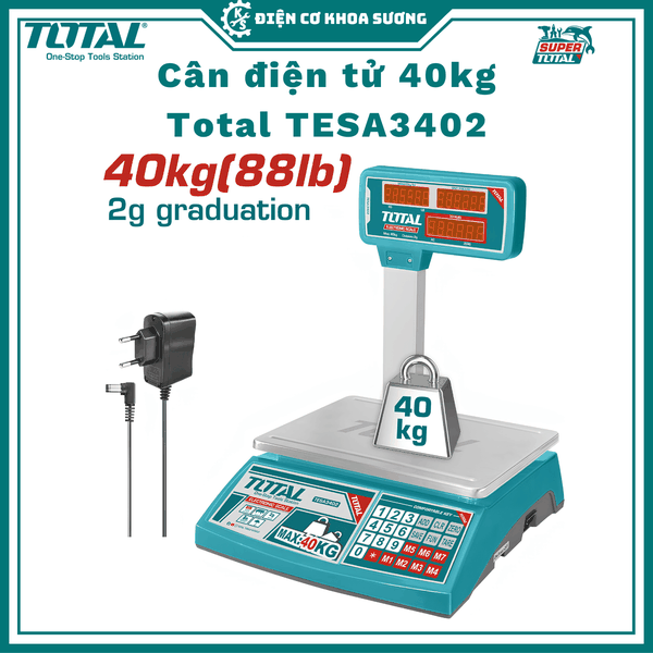 Cân điện tử 40kg Total TESA3402 - Hàng chính hãng