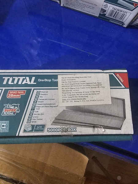 Đinh bấm thẳng Total