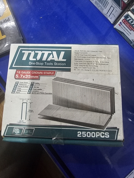 Đinh bấm chữ U Total