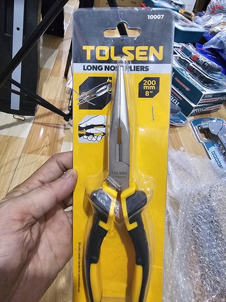 Kìm nhọn 6-8inch Tolsen 10006-10007 - Hàng chính hãng