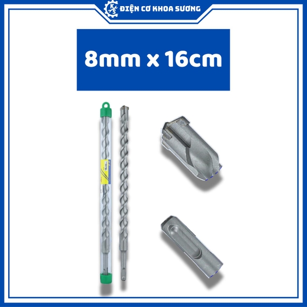 Mũi khoan bê tông 4 cạnh chuôi gài Kingblue KBL4 - Hàng chính hãng