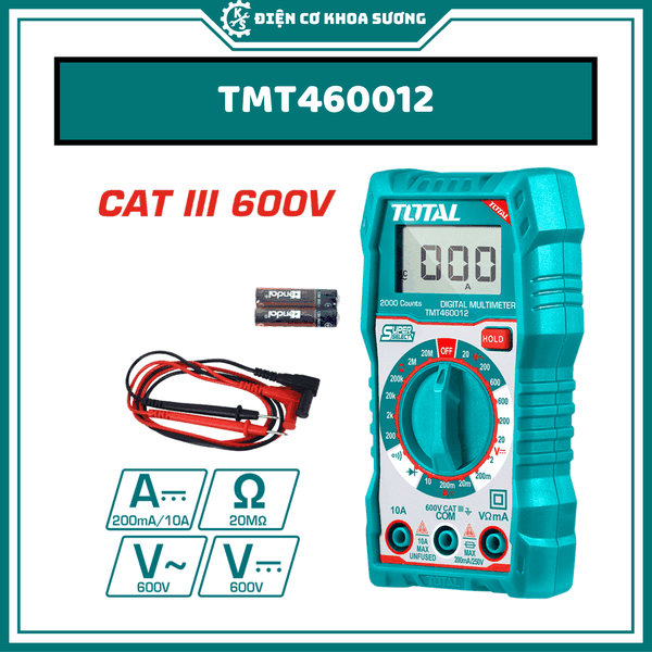 Bộ 3 dụng cụ kiểm tra điện TOTAL TMT43028