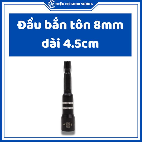 Đầu bắn tôn, đầu siết tôn, đầu chụp tôn 8mm - 14mm Kingblue - Hàng chính hãng