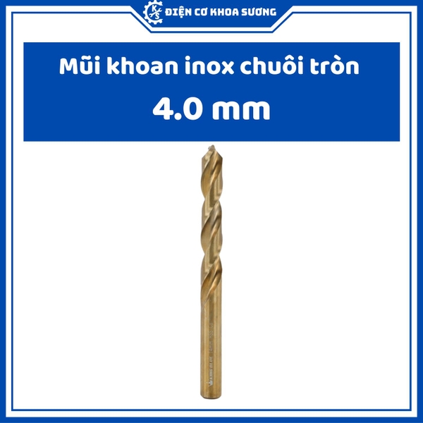 Mũi khoan Inox, khoan sắt chuôi tròn Kingblue, 5% Cobalt M35, KBY2 - hàng chính hãng