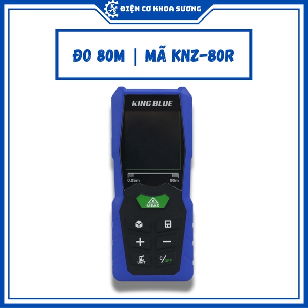 Thước đo khoảng cách laser Kingblue, đo 50m, 80m, 100m, thước đo khoảng cách lazer - Hàng chính hãng