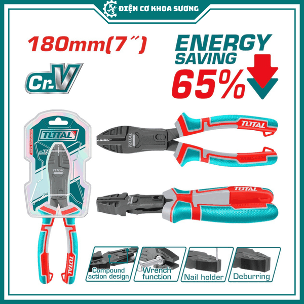 Kìm trợ lực 65%, kìm nhọn trợ lực, kìm cắt trợ lực, kìm càng của trợ lực Total