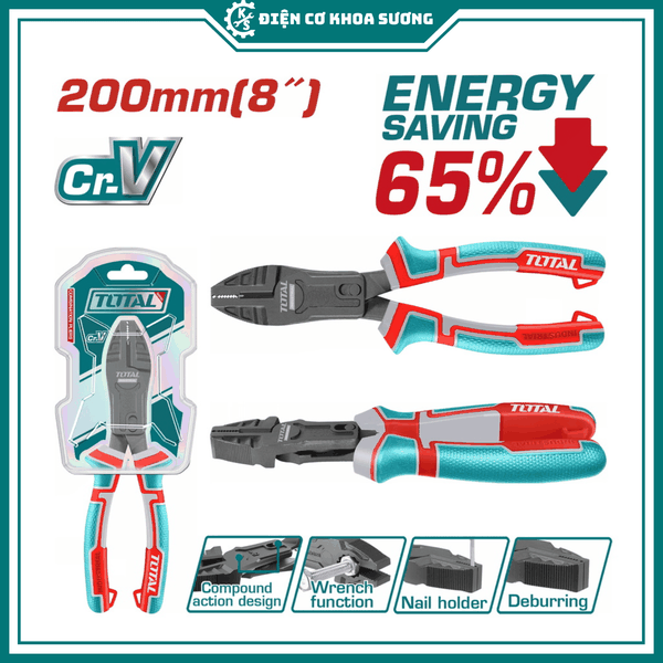 Kìm trợ lực 65%, kìm nhọn trợ lực, kìm cắt trợ lực, kìm càng của trợ lực Total