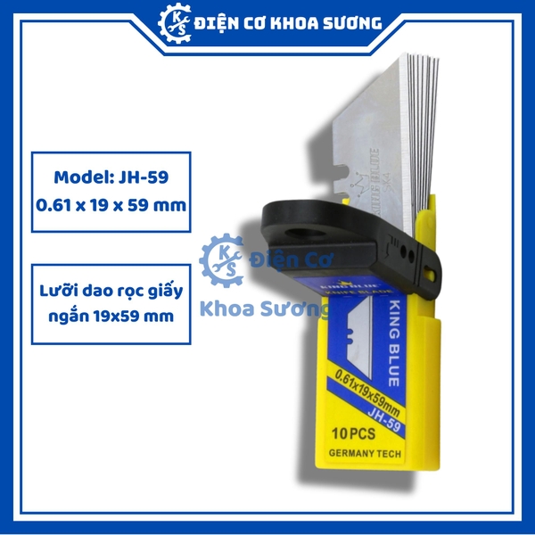 Lưỡi dao rọc giấy Kingblue JH - Hàng chính hãng