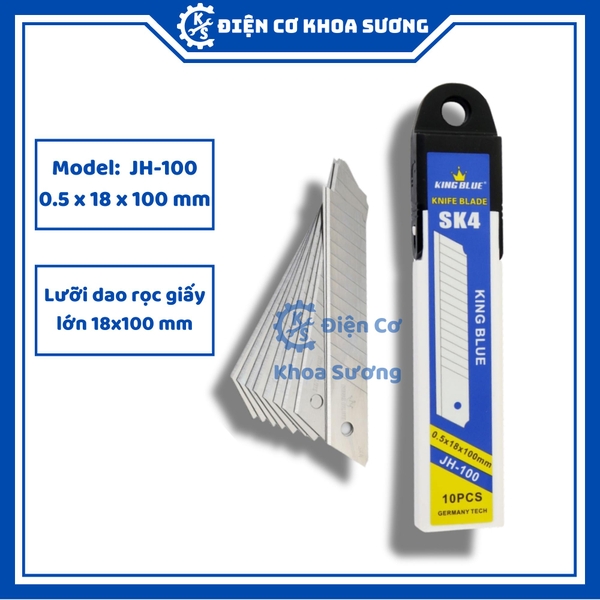 Lưỡi dao rọc giấy Kingblue JH - Hàng chính hãng