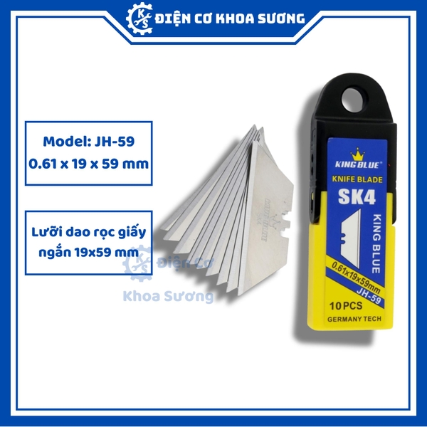 Lưỡi dao rọc giấy Kingblue JH - Hàng chính hãng