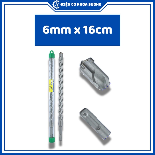 Mũi khoan bê tông 4 cạnh chuôi gài Kingblue KBL4 - Hàng chính hãng