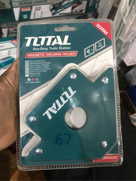 Ke góc nam châm hàn 3 góc 4 inch TOTAL TAMWH50042
