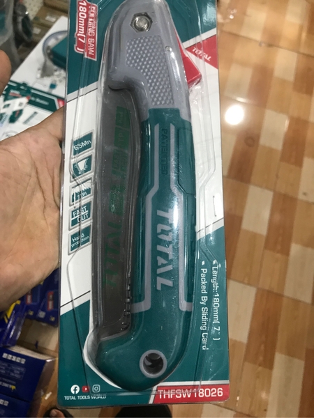 Cưa tay dạng xếp 180mm TOTAL THFSW18026, THFSW1808