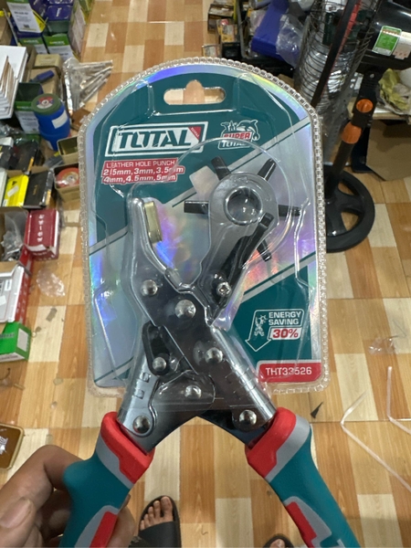 Dụng cụ đục lỗ vải da Total THT33526
