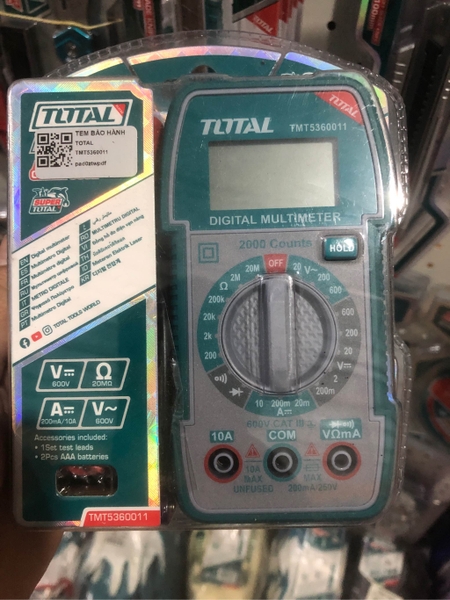 Đồng hồ vạn năng kỹ thuật số Total TMT5360011