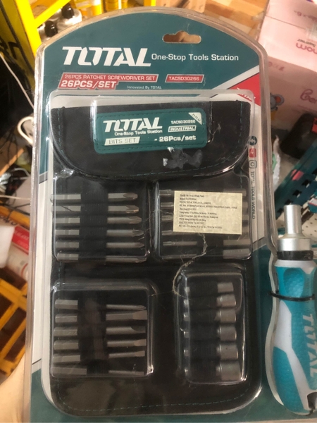 Bộ 26 tua vít Total TACSD30266