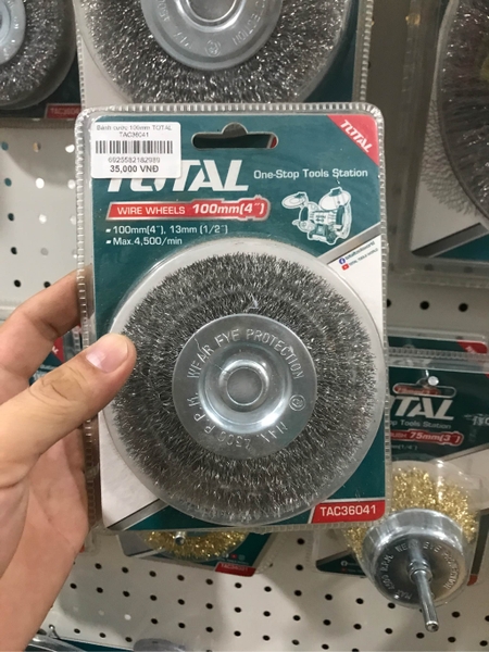 Bánh cước dành cho máy mài Total màu xám