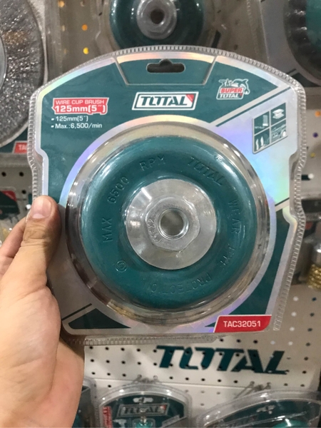 Chén cước thẳng, Chén cước thép xoắn TOTAL