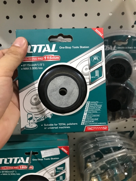Đĩa cao su đánh bóng bằng cao su Total