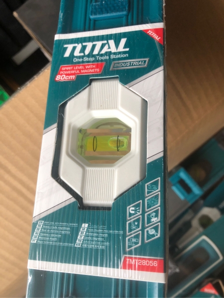 Thước thủy nivo, livo, có từ nam châm Total TMT26056, TMT28056, TMT210056, TMT212056, TMT215056