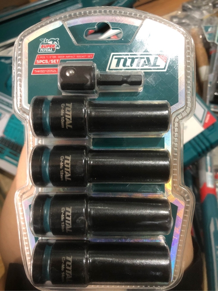 Bộ 5 đầu tuýp tác động sâu Dr. 1/2