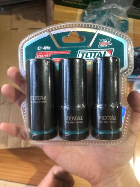Bộ 3 đầu tuýp tác động sâu Dr. 1/2