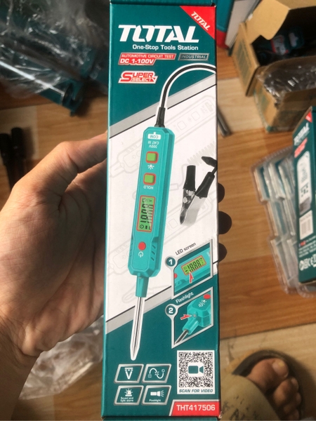 Thiết bị kiểm tra mạch điện xe ô tô DC 1-100V Total THT417506