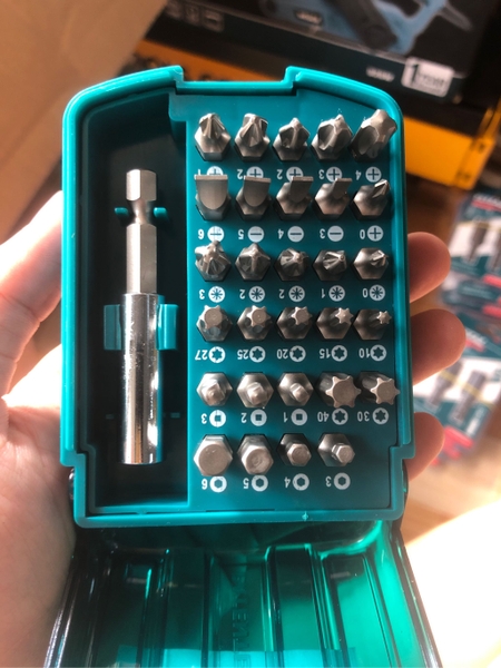 Bộ 30 mũi bắt vít 25mm Total TACSD10306