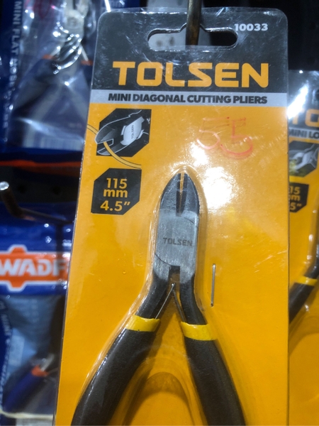 3 loại kìm mini kìm răng, kìm nhọn, kìm cắt 115mm,4.5