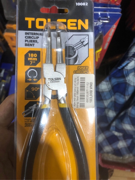 Kìm mở phe ngoài miệng thẳng, miệng cong 180mm, 225mm Tolsen - Hàng chính hãng.