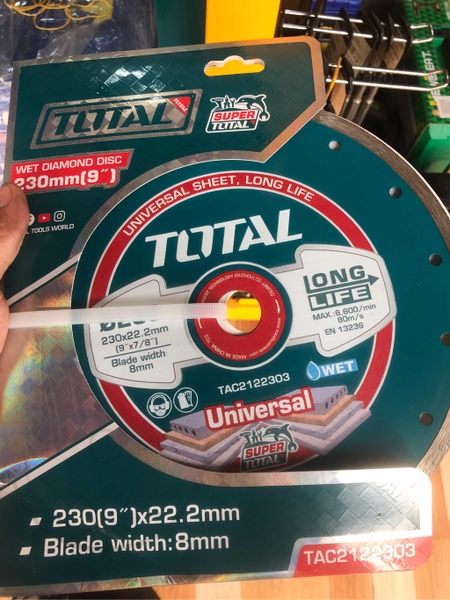 Đĩa cắt gạch ướt phủ hợp kim 230(9