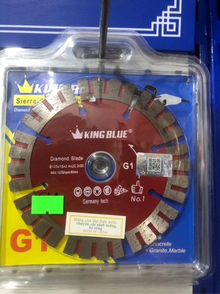 Lưỡi cắt tường, bê tông Kingblue G1 - Hàng chính hãng