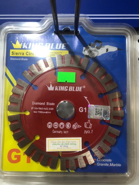 Lưỡi cắt tường, bê tông Kingblue G1 - Hàng chính hãng