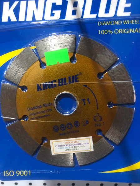 Lưỡi cắt đá Grannite, cắt bê tông 114mm, 125mm, 150mm, 180mm Kingblue, cắt khô, cắt nước T1