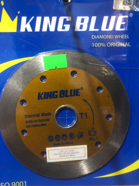 Lưỡi cắt đá Grannite, cắt bê tông 114mm, 125mm, 150mm, 180mm Kingblue, cắt khô, cắt nước T1