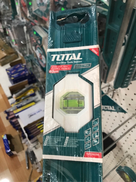 Thước thủy nivo, livo, có từ nam châm Total TMT26056, TMT28056, TMT210056, TMT212056, TMT215056