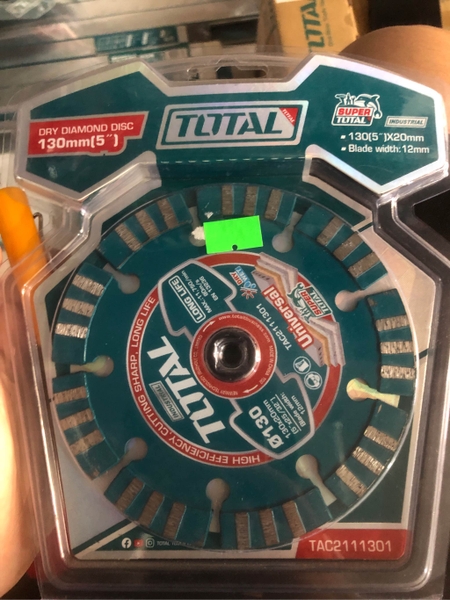 Đĩa cắt khô phủ hợp kim nhân tạo 130mm (dùng cho TWLC1301) Total TAC2111301