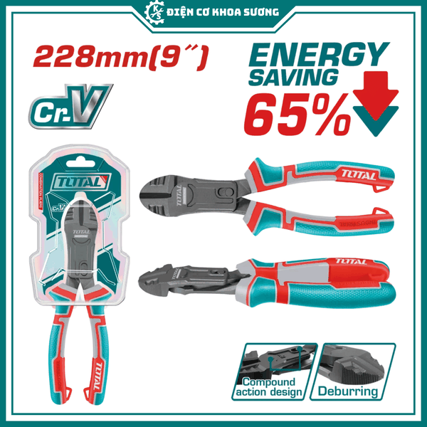 Kìm trợ lực 65%, kìm nhọn trợ lực, kìm cắt trợ lực, kìm càng của trợ lực Total
