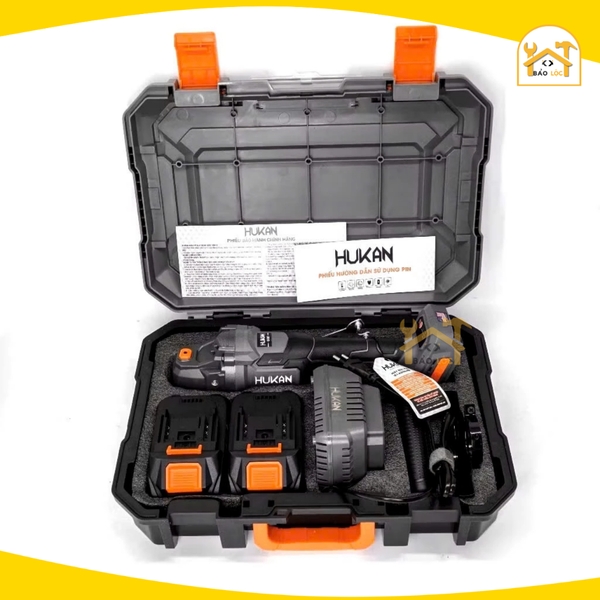 Thân máy Mài Dùng Pin HUKAN G1-AGS6400, 3 Mức Tốc Độ - 15cell - Motor Không Chổi Than