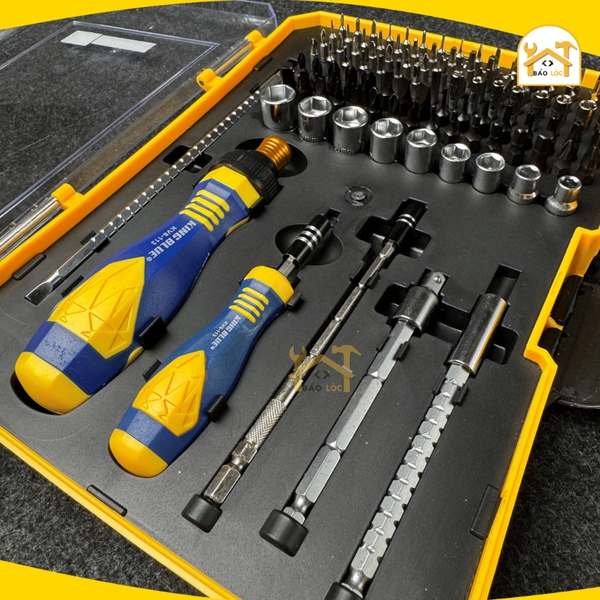 Bộ tua vít đa năng cao cấp 113 chi tiết Kingblue KV8-113 - Hàng chính hãng.