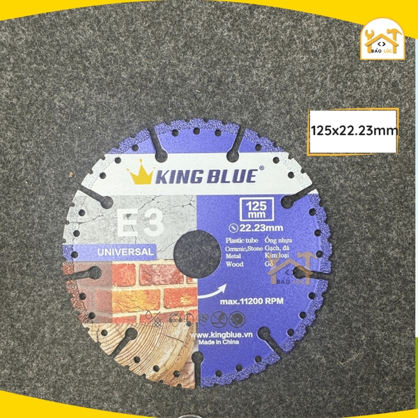 Lưỡi cắt đa năng hợp kim cứng cao cấp Kingblue E3 chuyên cắt nhựa, Sắt, đá, thép, gỗ - Chính hãn